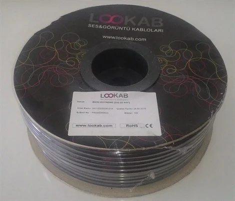 LOOKAB BM22 2x0,22 mm. Mikrofon Kablosu