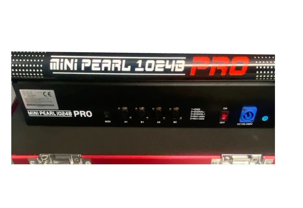 LOTUS MINI PEARL 1024B PRO King Kong Işık Kontrol Mikseri, 1024-kanal, Case ile