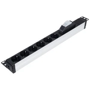 Lande Schuko Grup Priz 6xDIN49440 Soketli (LN-PRZ-SGT-1U6P-SC)
