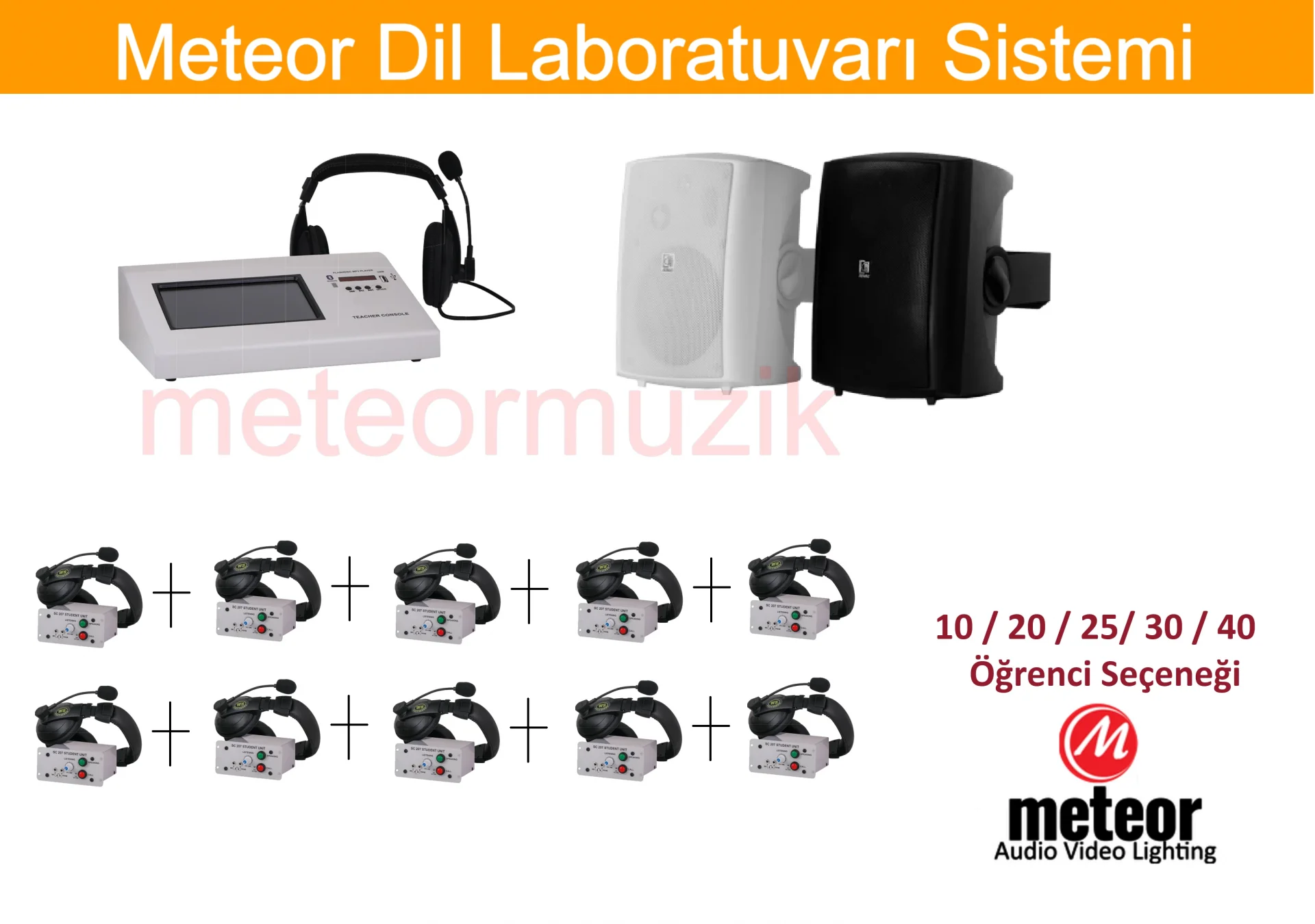 Meteor Dil Laboratuvarı Sistemi, Masa üstü veya Gömme