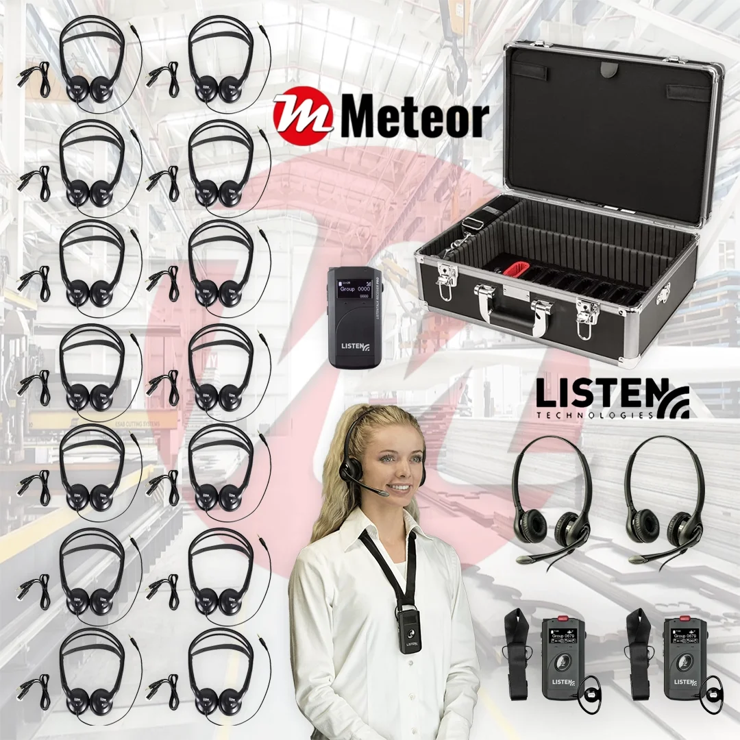 ListenTALK R162 16 Kişilik (2+14) Dijital Tur Rehber Sistemi (özelleşebilir bundle)