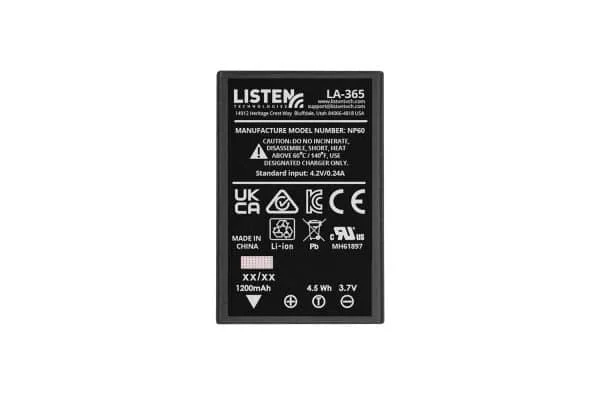 Listen LA-365 Şarj Edilebilir Li-ion Pil (yedek)