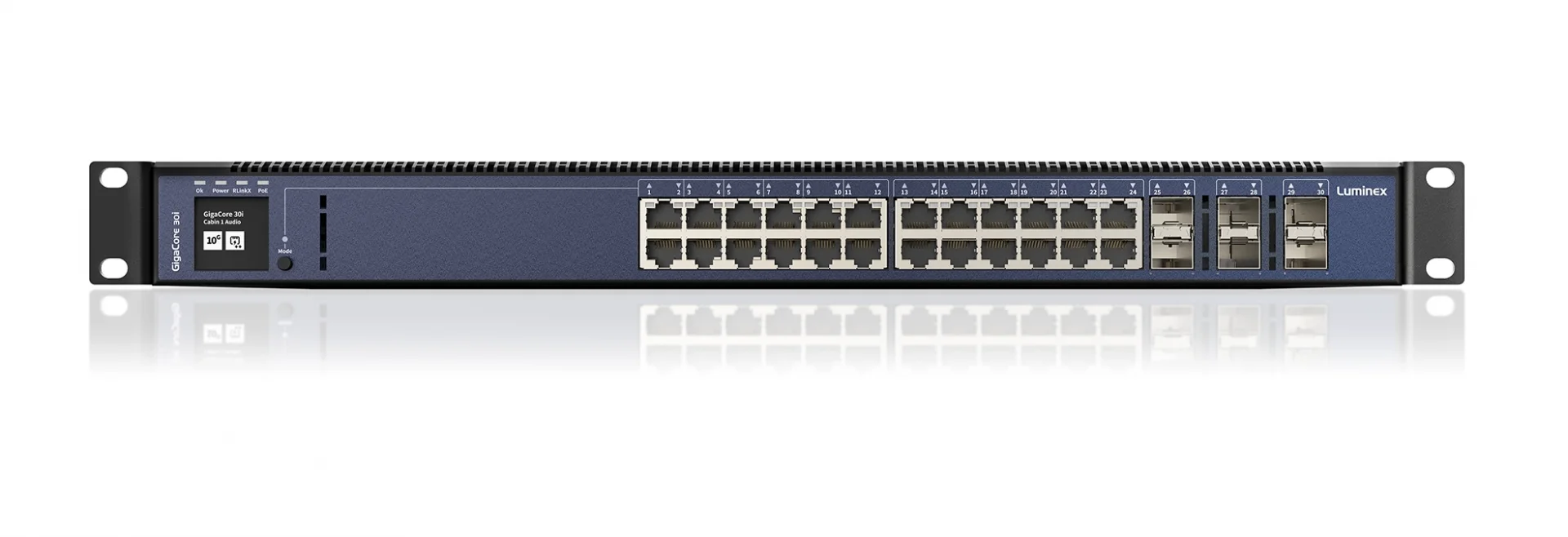 Luminex - GigaCore 10i-8x1G-2x10G(SFP+) Dante Switch