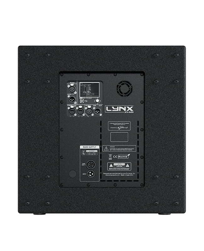 Lynx Pro-Audio GXR-18S 18" Aktif Subwoofer 1400W