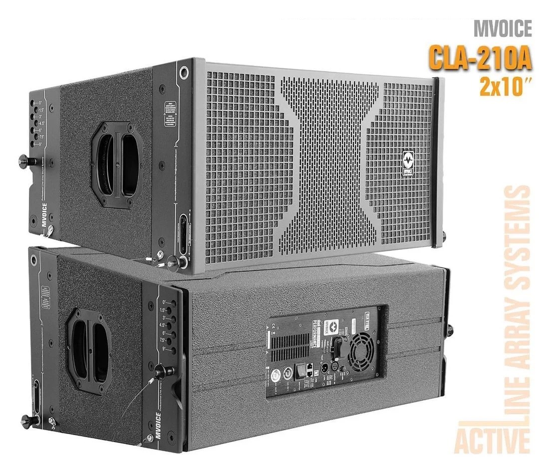 M-Voice CLA-210A Aktif Line Array Hoparlor 2x10” 2x1" 1400W