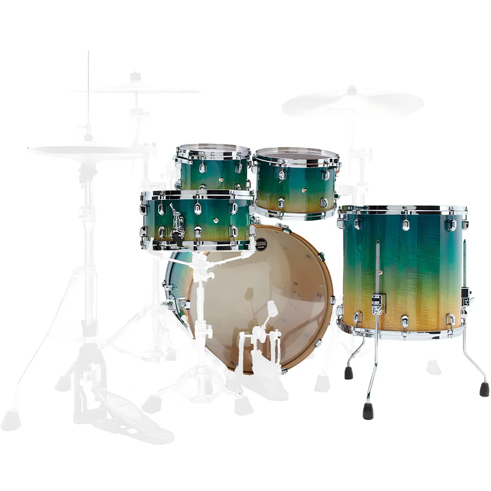 TAMA ME62TZS-VMMF Starclassic Maple Marine Shoreline Movingui Fade 6 Parça (22B/10T/12T/14F/16F/14S) Akustik Davul Seti
