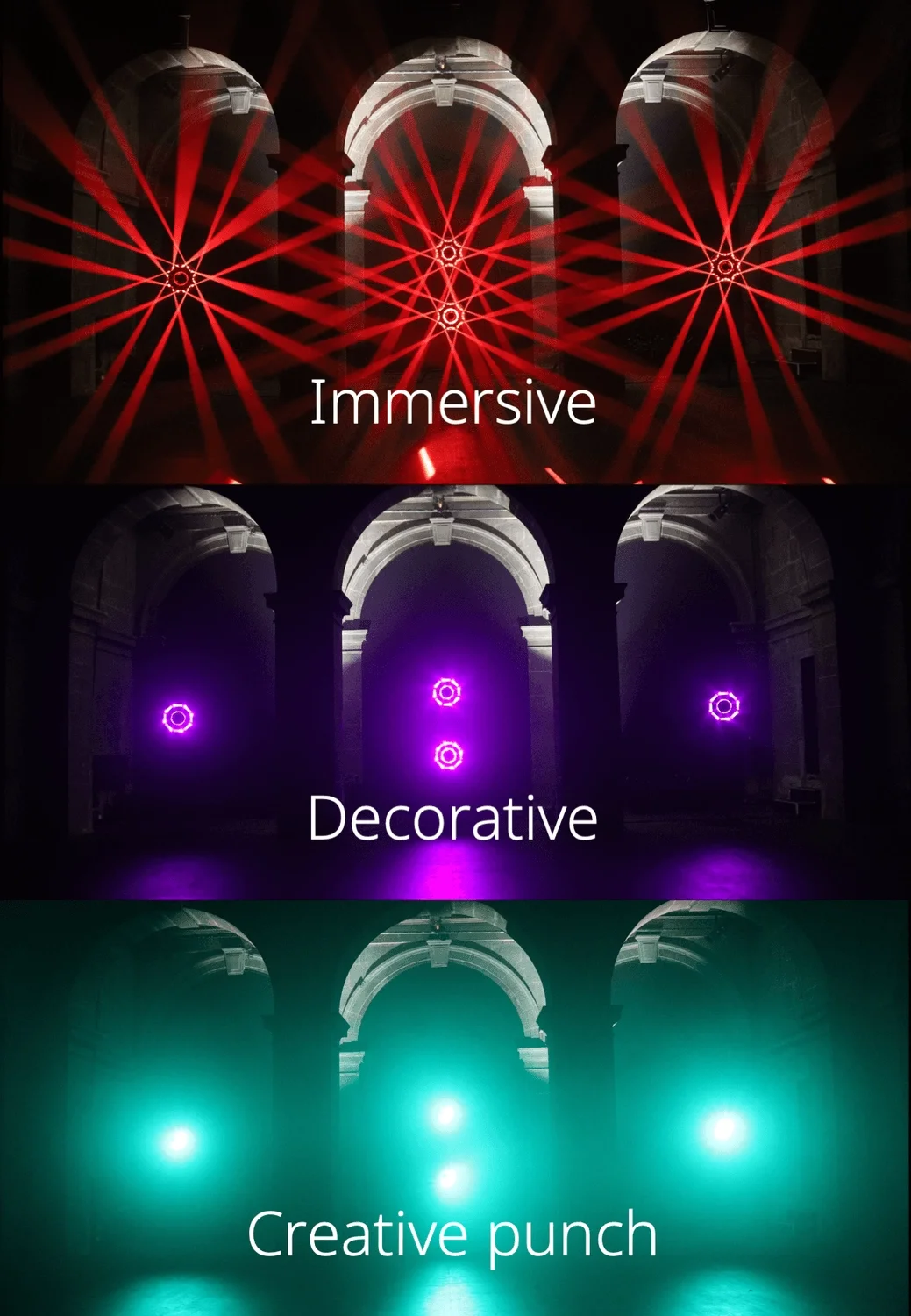 MINUIT UNE | IVL PHOTON | Club için Lazer Işık Çekirdeği 256 Beam 60 DMX