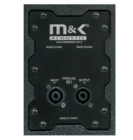MK SPEAKERS M-PRO 212P 2x12" Pasif Hoparlor, 2400/4800W, 139 dB