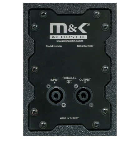 MK SPEAKERS M-PRO 215P 2x15" Pasif Kule Hoparlor, 2400/4800W, 140 dB