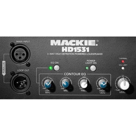 **** üretimden kalktı **** Mackie HD1531 15" Aktif 3-yollu Hoparlör 900/1800W 135-dB