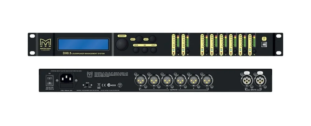 Martin DX0.5 2x6 İn/Out, Hoparlör Management Processort