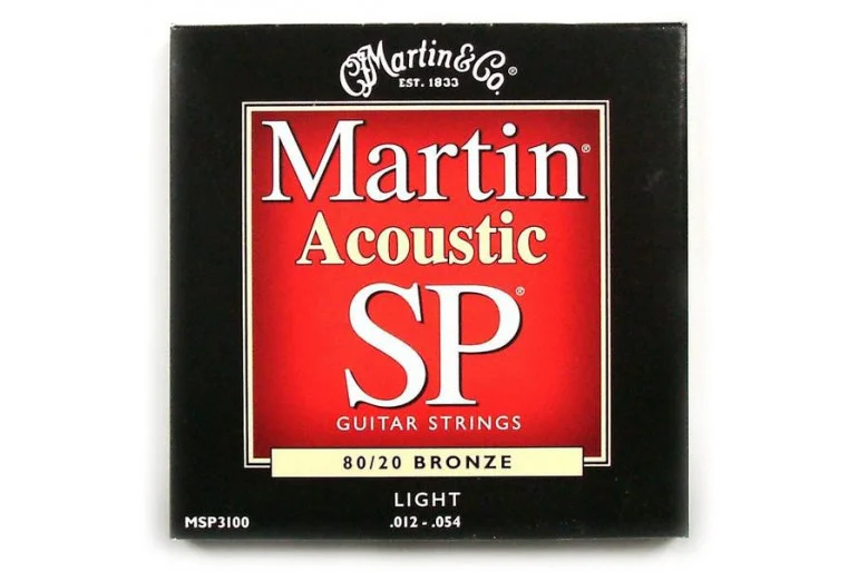 Martin Bronze MSP3100 Light Akustik Gitar Teli 12-54