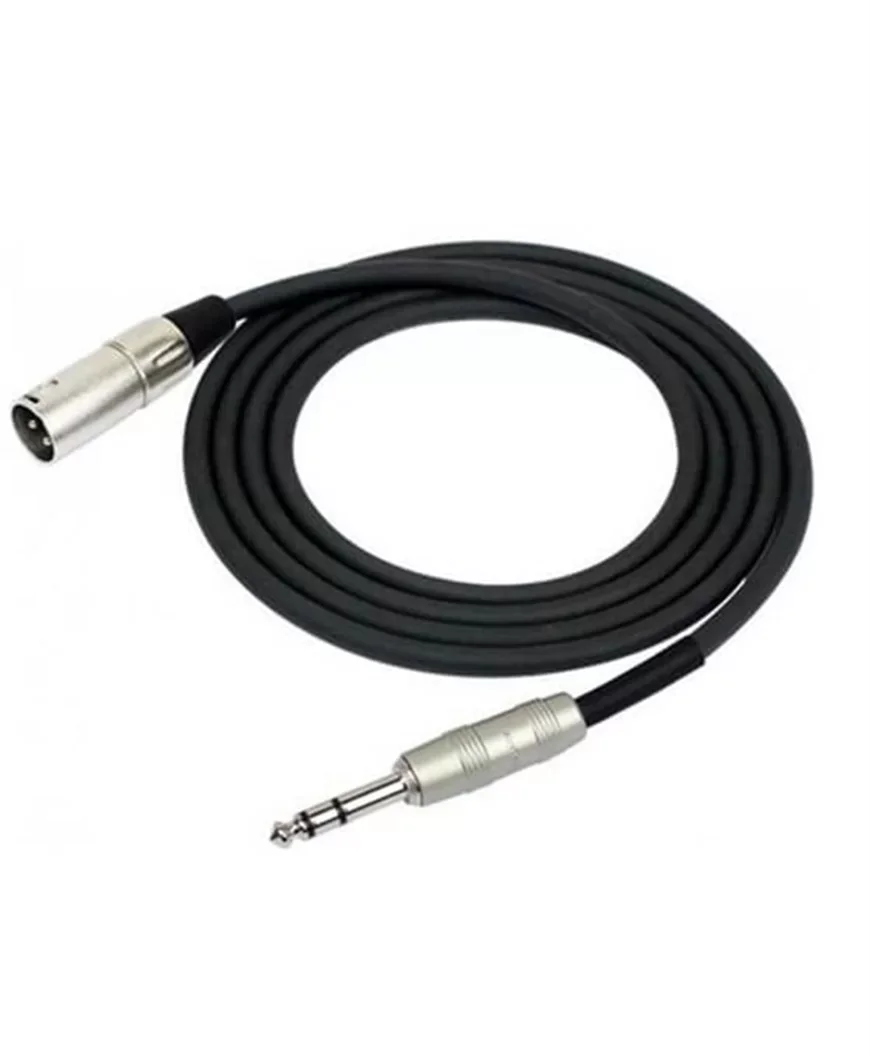 Denox Hazır Enstrüman Kablosu, XLR Erkek to 6.3 mm Jak
