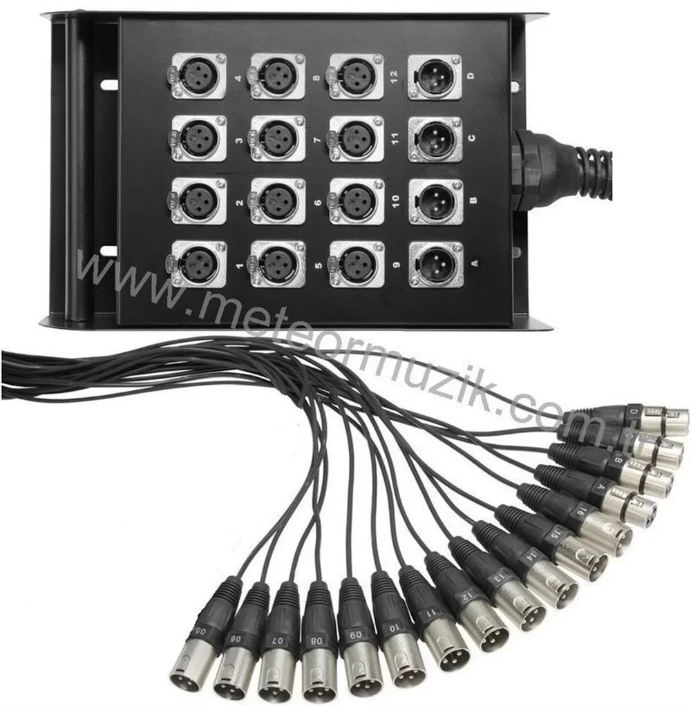 Metex LSS 3220M 32 Kanal / 20 Mt. Hazır Stagebox