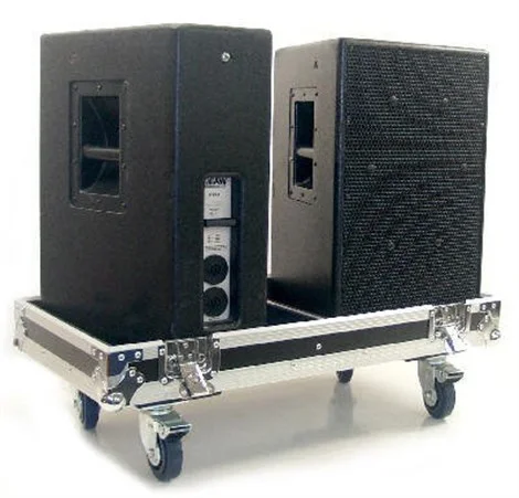 Metex MHC-040 Hardcase 2 Hoparlör İçin , Tekerli, 12" Ve 15" İçin