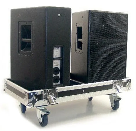 Metex MHC-040 Hardcase 2 Hoparlör İçin , Tekerli, 12" Ve 15" İçin