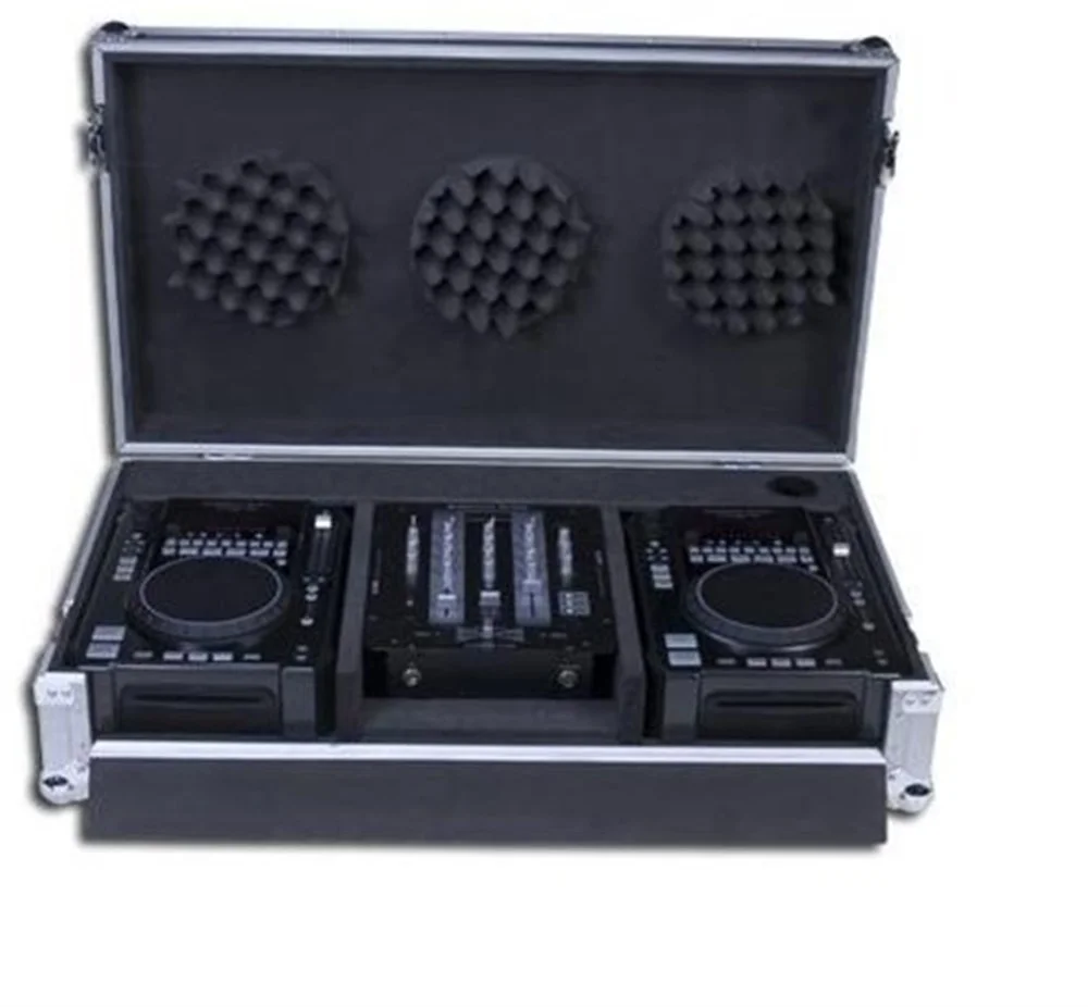 ADJ DJ Setup Hardcase | 3 Bölmeli | 1 Mikser + 2 Player
