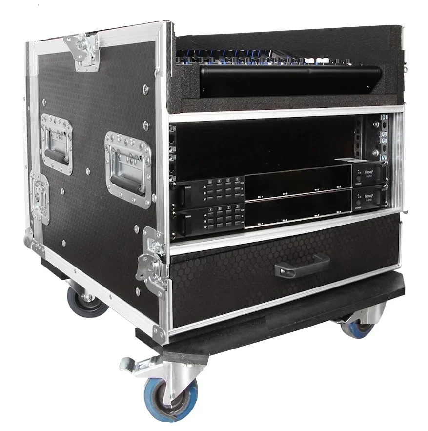 Metex MHC-026 Çekmeceli Hard Case | Mixer + Kablosuz Mikrofonlar için | Özel İmalat