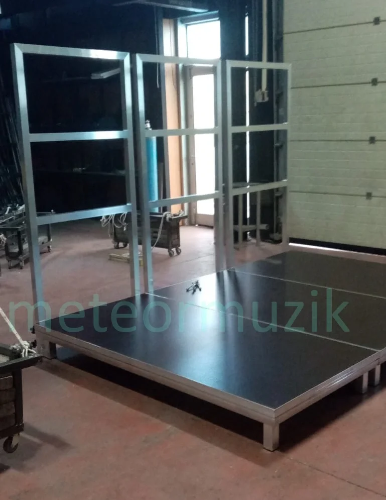 PODYUM SET-1250 12-m2 Sahne Podyum 50cm ayak + merdiven