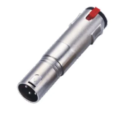 Mickle A019FM 6,35mm Kilitli Dişi Jak to 3P XLR Erkek Adaptör