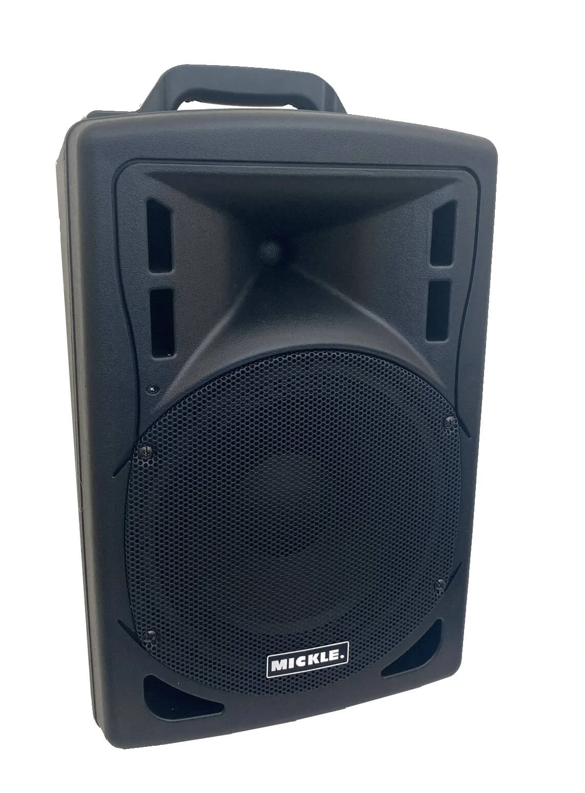 Mickle MP1010 10" Akülü Mobil Hoparlör, 300/600W 99 program Efekt, Çift Mikrofonlu