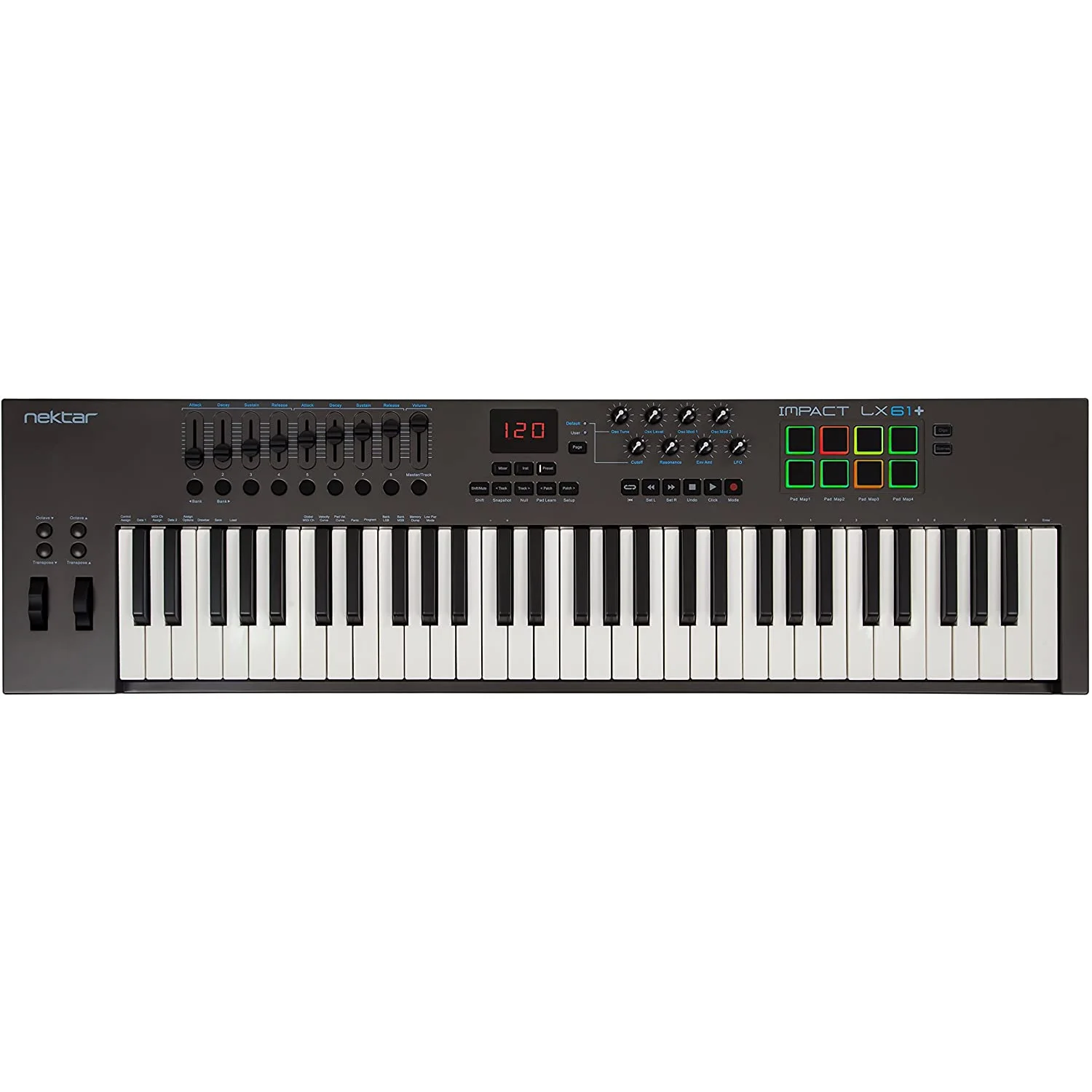 Nektar Impact LX61+ Midi Klavye - 61 Tuş