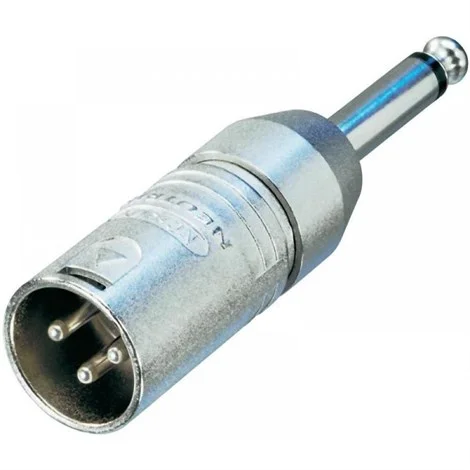 Neutrik NA2MP XLR Fiş Çevirici Adaptör (XLR den 6.3 mm. Çivi Jak a)