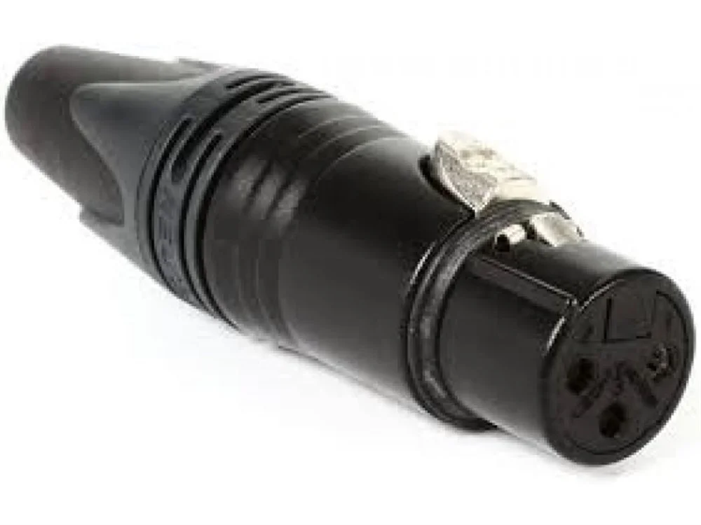 Neutrik NC3FXX-BAG Silver Contact XLR 3 Pin Dişi Konnektör