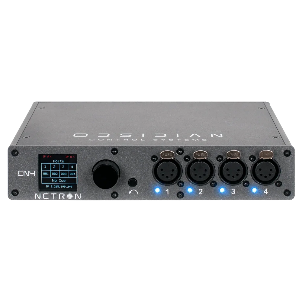 Obsidian Control NETRON EN4 Art-Net / sACN DMX Node