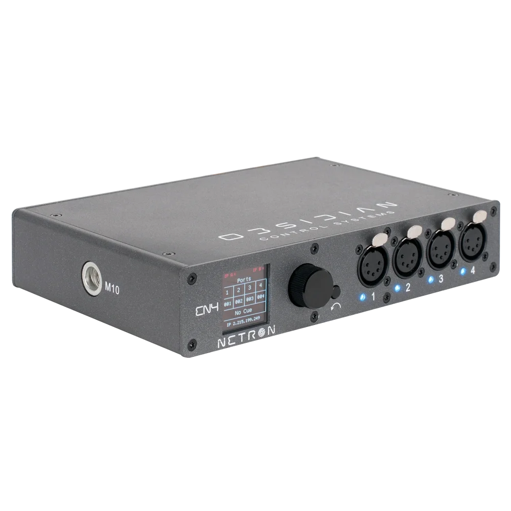 Obsidian Control NETRON EN4 Art-Net / sACN DMX Node
