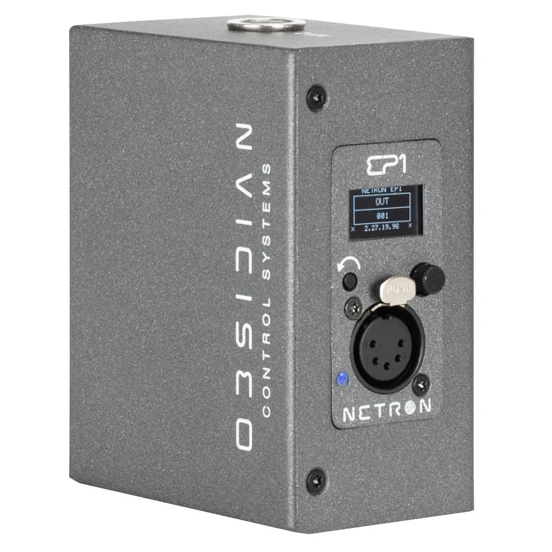 Obsidian Control NETRON EP1 Ethernet to DMX Gateway (1 RDM Port, PoE)