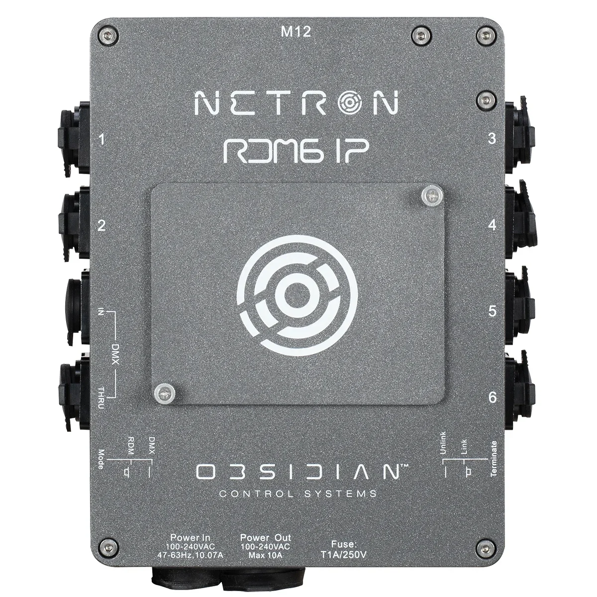 Obsidian Control NETRON RDM6 IP DMX Splitter (6 Çıkış, RDM, IP66)