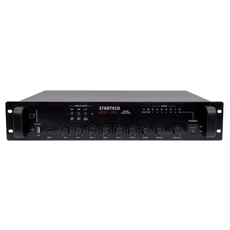Omcron ASC-250 250W/100V Mikser Amfi, USB/SD, EMC 24V AC/DC