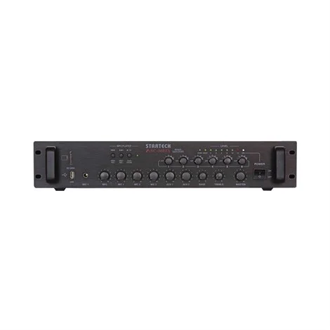 Omcron ASC 160ZV 160W/100V 6 Zonlu Mikser Amfi, USB/SD/Bluetooth, EMC 24V AC/DC