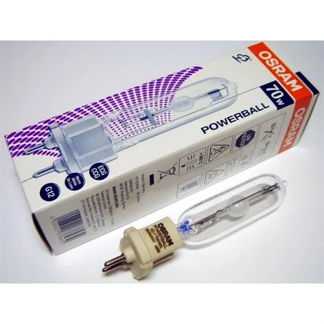 Osram HCI-T 70W/830 Powerball WDL G12 Metal Halide Ampul