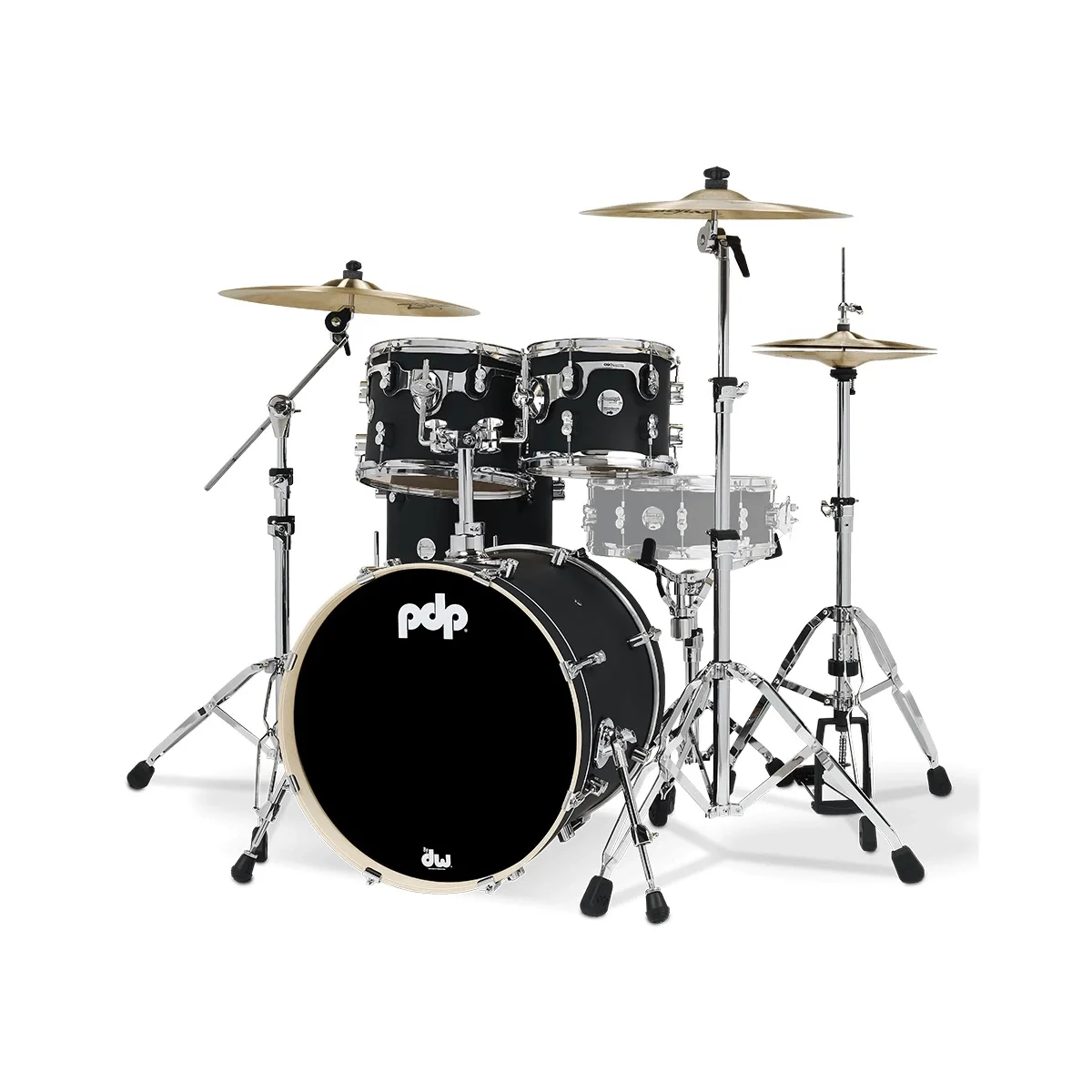 PDP Drums Concept Series 20" 4 Parça Akustik Davul Seti (Mat Siyah)
