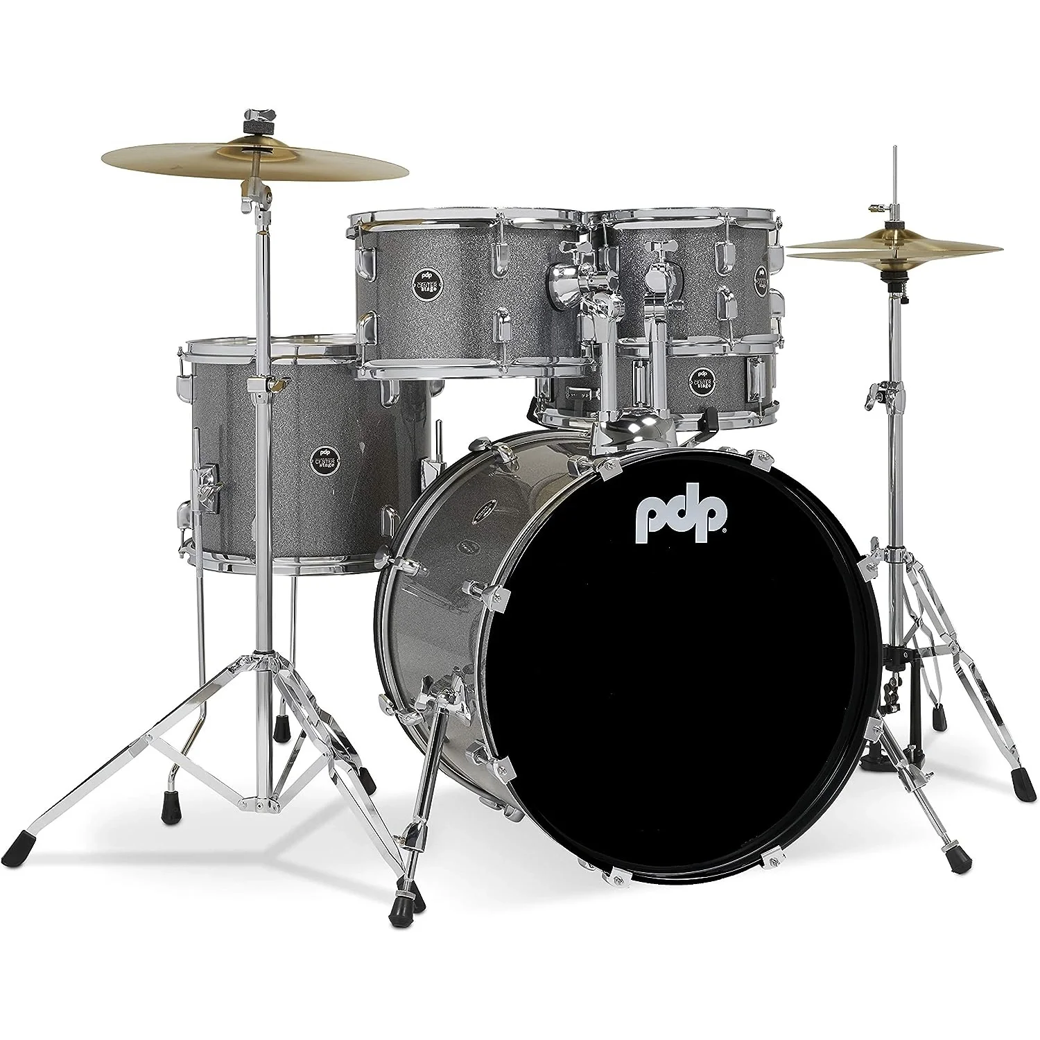 PDP Drums centerstage 20" 5-Parça Akustik Davul Seti (Silver Sparkle)