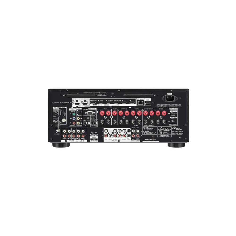 Pioneer VSX-LX505 120W 9.2 Kanal Ev Sinema Amplifikatörü (Black)