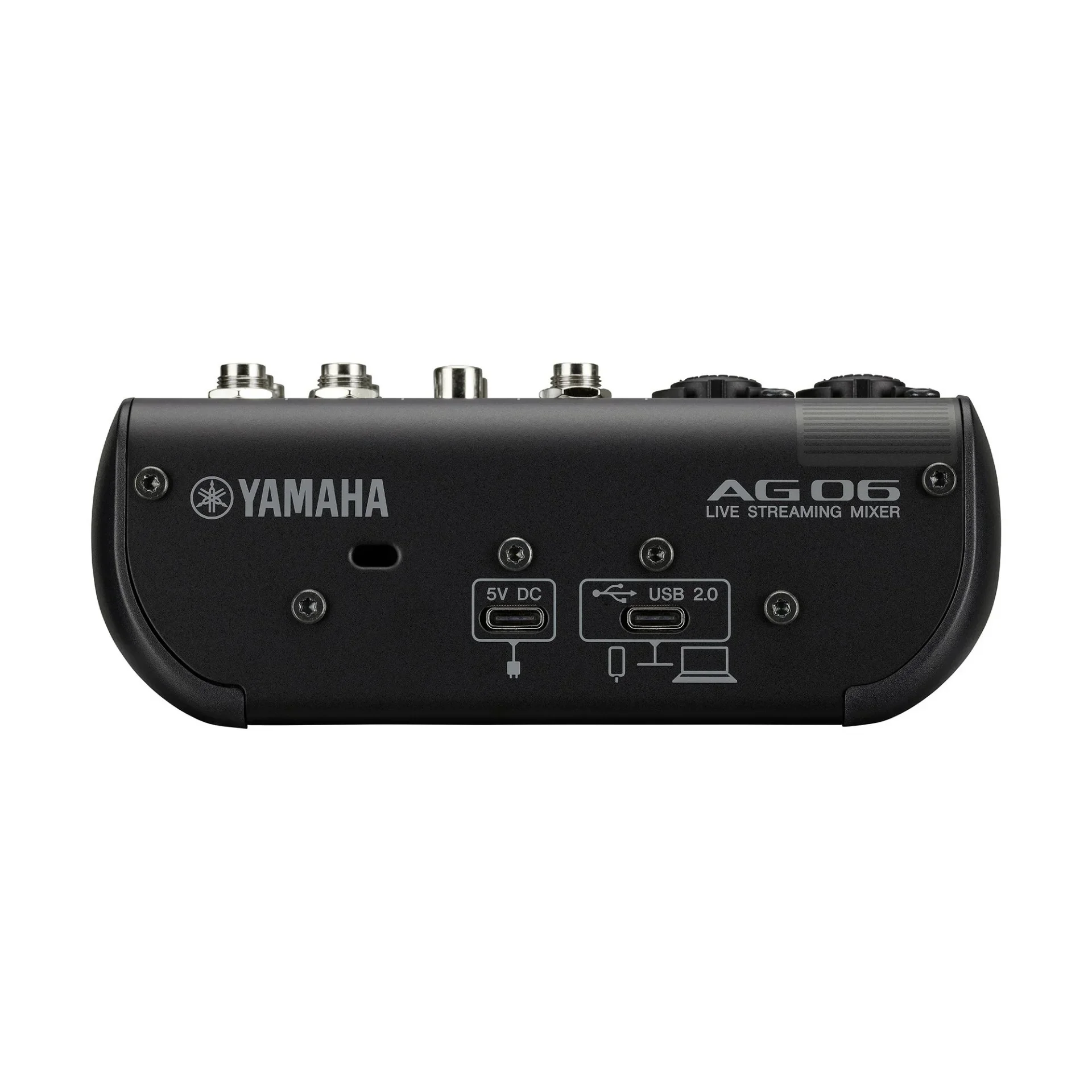 Yamaha AG06MK2 B 6 Kanallı Canlı Yayın Mikseri ve USB Ses Kartı, Siyah