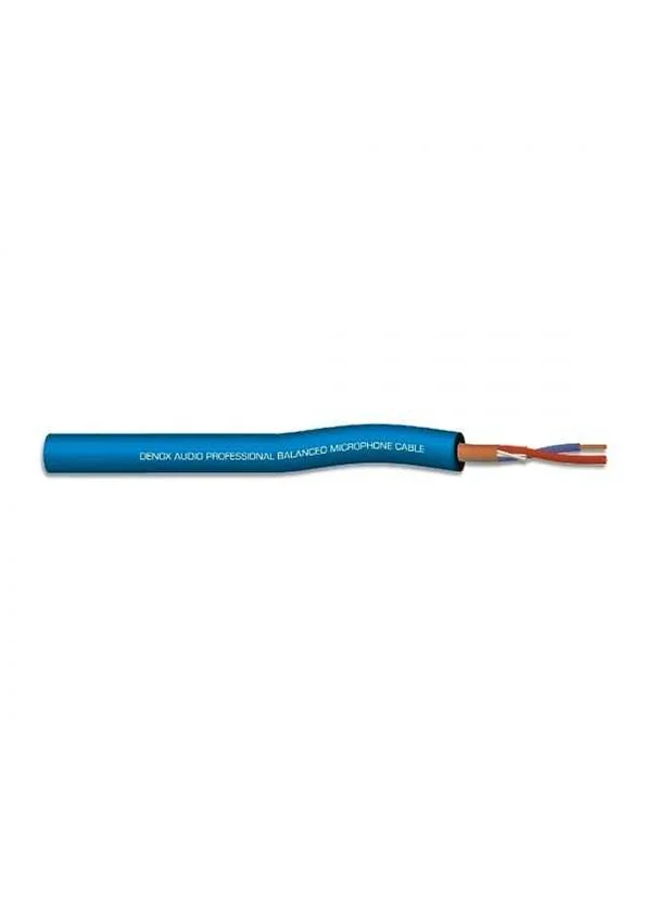 DENOX DNX-MIC 022 BLUE Stereo Mikrofon Kablosu 2x0.22mm
