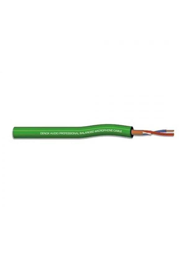 DENOX DNX-MIC 022 GREEN Stereo Mikrofon Kablosu 2x0.22mm