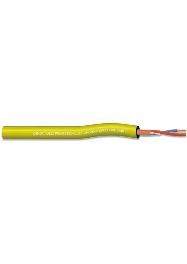 DENOX DNX-MIC 022 YELLOW Stereo Mikrofon Kablosu 2x0.22mm