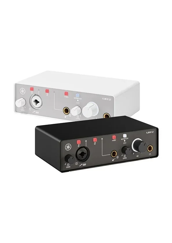 Yamaha UR12MK3 B USB-C Ses Kartı, 2 Giriş / 2 Çıkış, 24-bit/192 kHz, Siyah