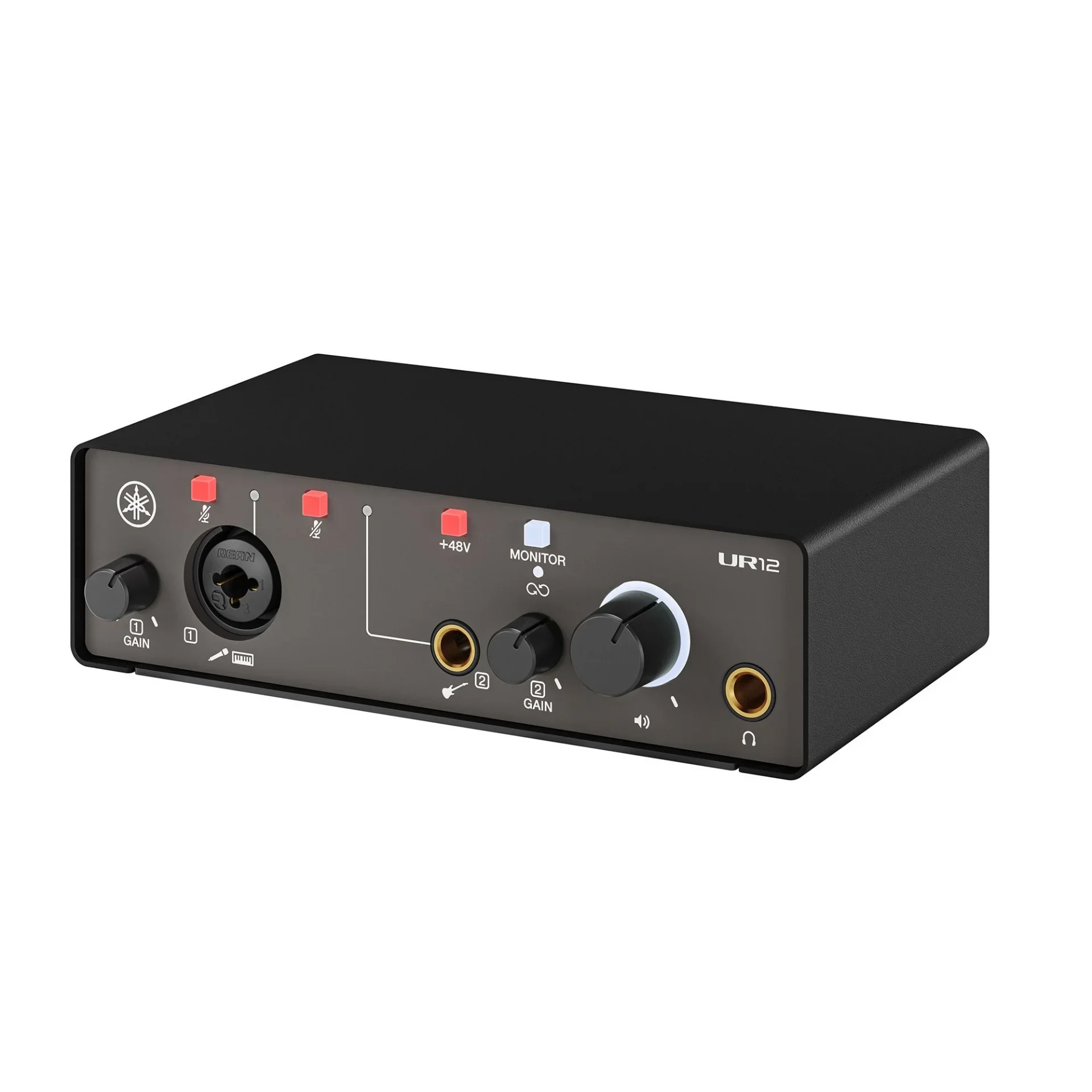 Yamaha UR12MK3 B USB-C Ses Kartı, 2 Giriş / 2 Çıkış, 24-bit/192 kHz, Siyah
