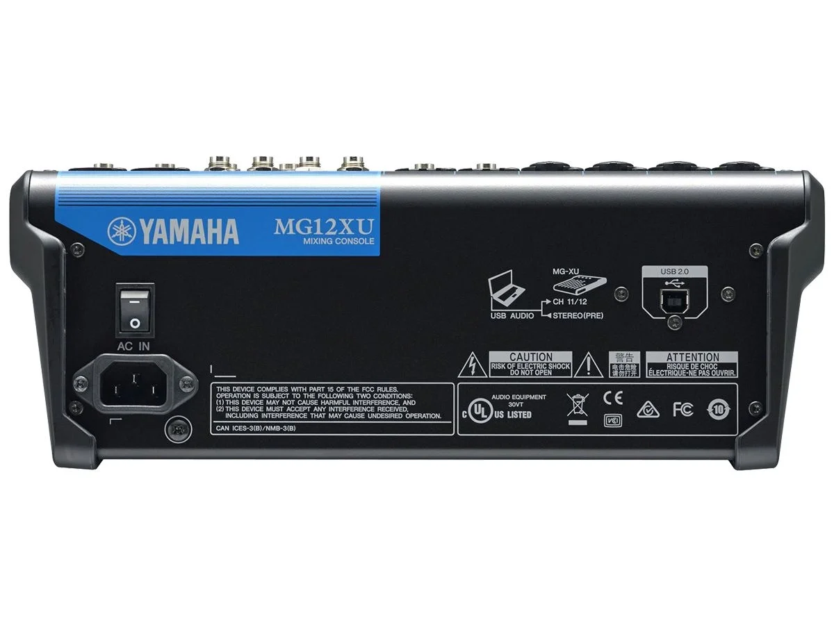 Yamaha MG12XU 12 Kanal Ses Mikseri with USB Audio Interface