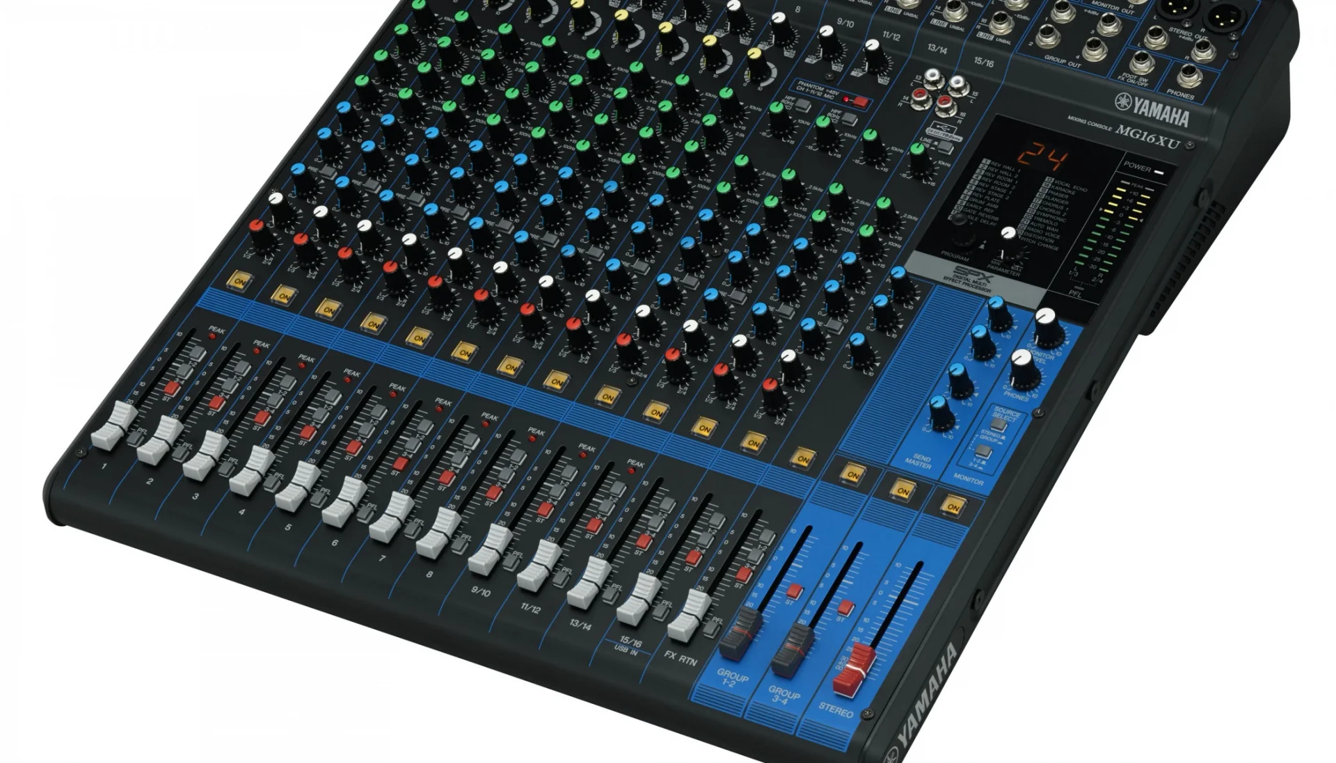 Yamaha MG16XU 16-kanal Ses Mikseri with USB Audio interface