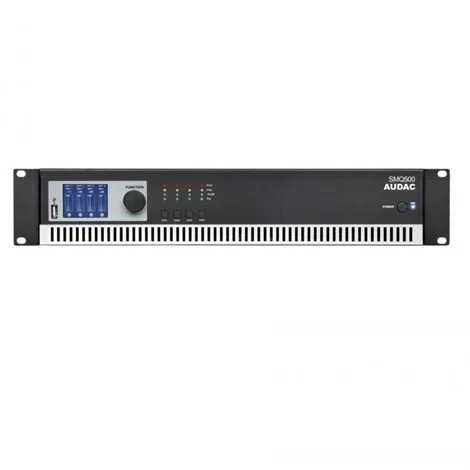 Audac SMQ500 DSP Power Amplifikatör 4x500W/4-ohm