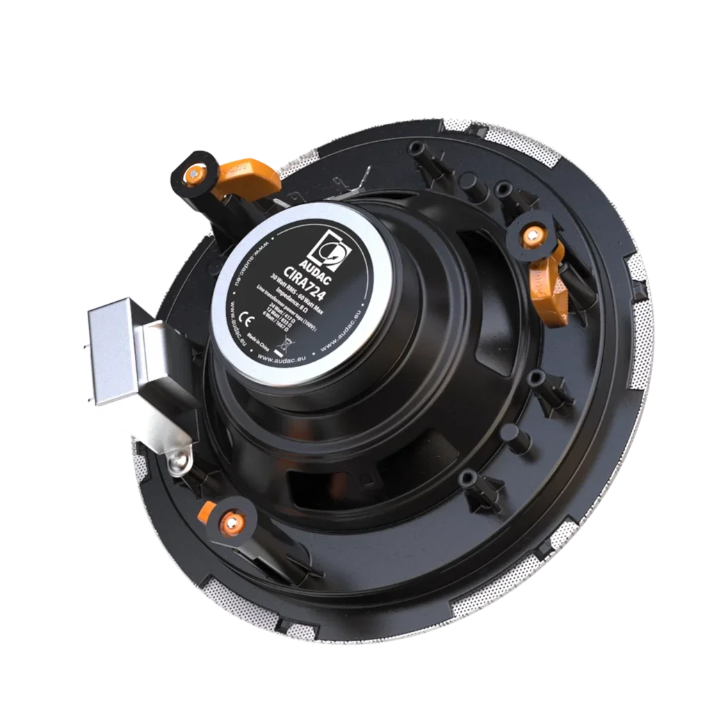Audac CIRA724I/W 2-yollu 6" Tavan Hoparlörü 30W 8-ohm &amp; 100V(RAL9016)