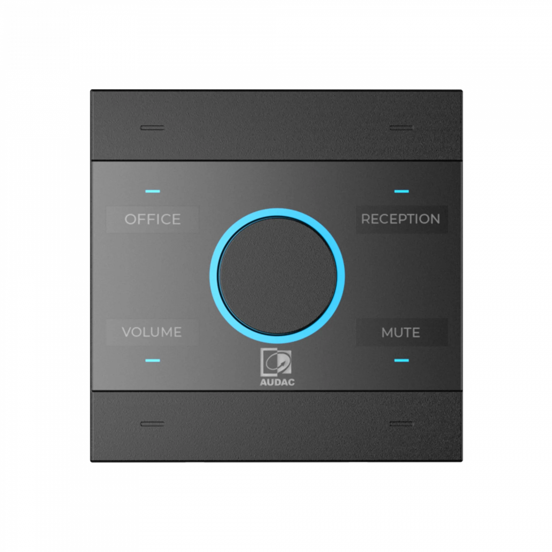 Audac NCP105/B Universal network/PoE Duvar Kontrol Paneli (black)