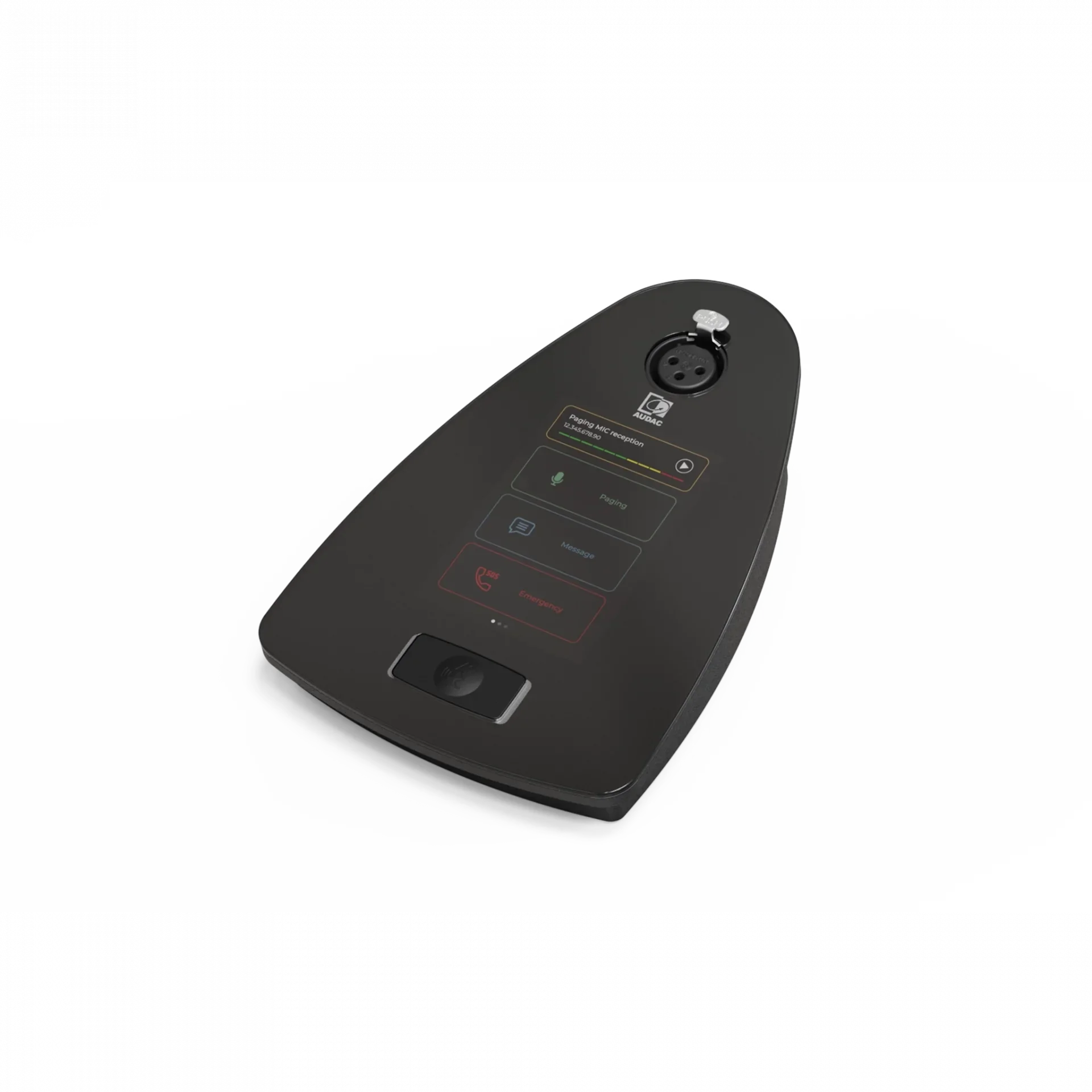 Audac NPM200 Dante™/AES67 Network Anons Mikrofonu, CMX215/30, CMX215/45, CMX/55 gooseneck uyumlu